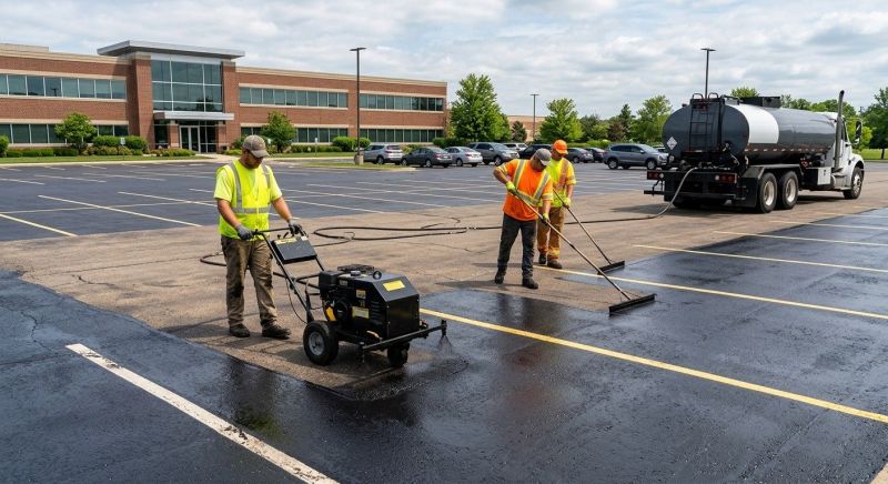Parking Lot Sealcoating in Sarasota, FL